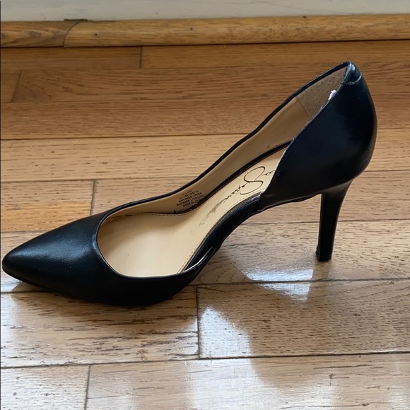 Like New Jessica Simpson Leather 3in Heels - Picture 5 of 8